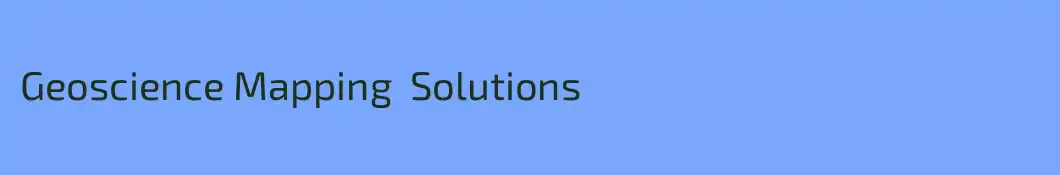 Geoscience Mapping  Solutions